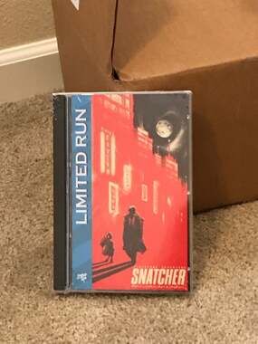 Snatcher Sega CD Case limited run games brand new sealed